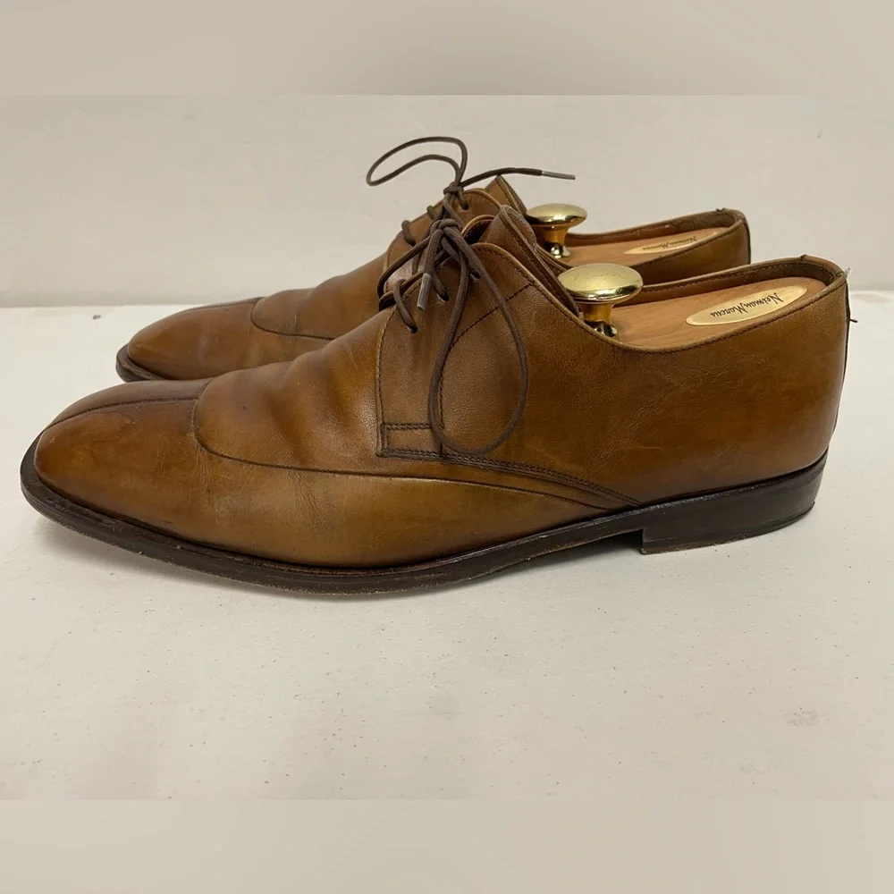 MAGNANNI Made in Spain Vintage Split Toe Dress Shoe in Brown Size‎ 8